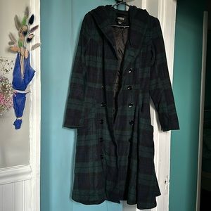 Collectif London plaid coat